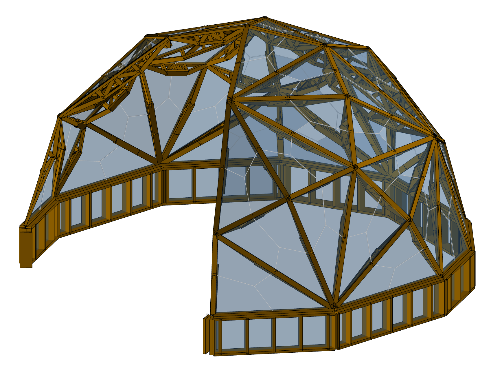 TriMac Engineering - Projects - Bayou Unity Dome Rendering
